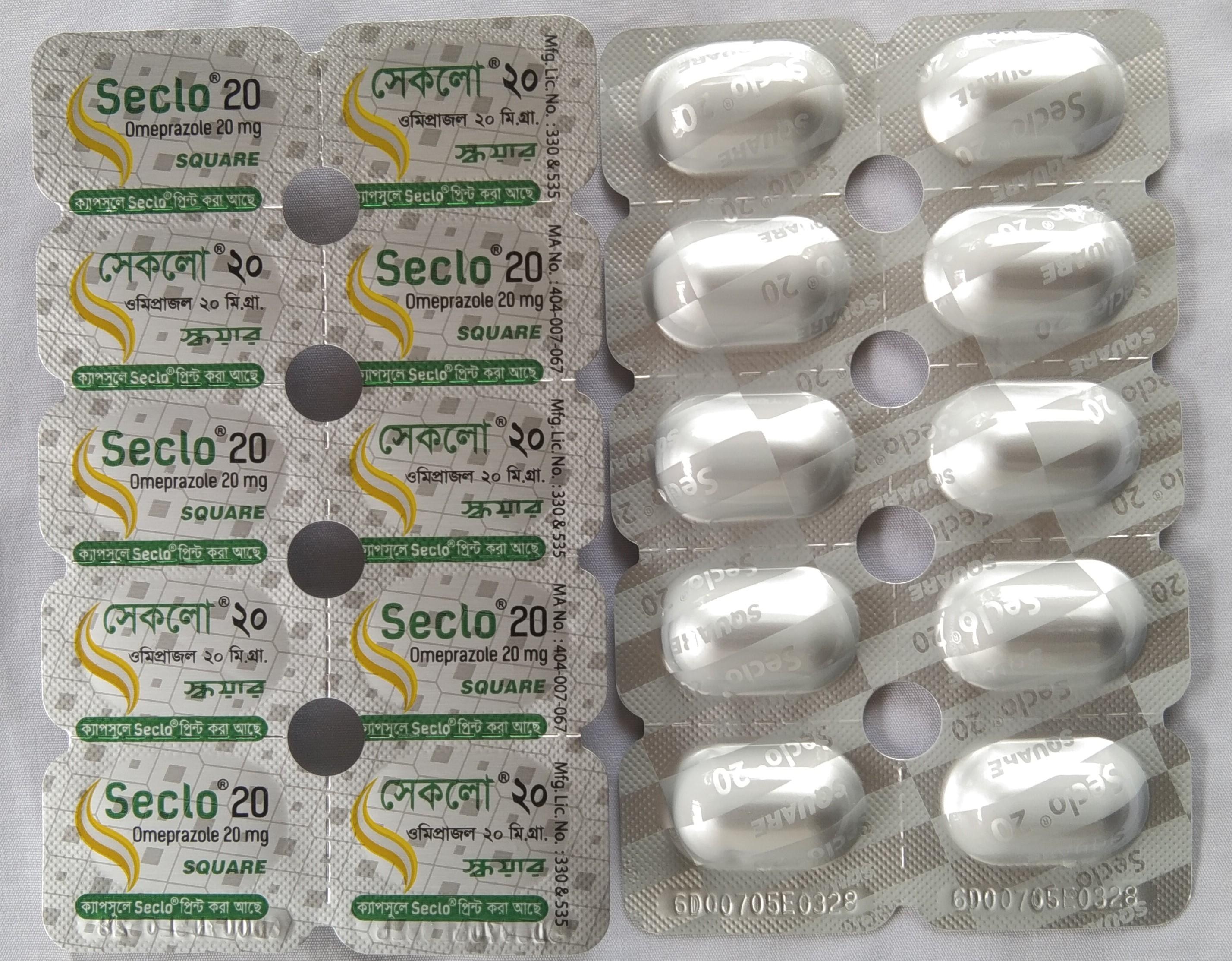 10 Cap. Seclo 20 mg