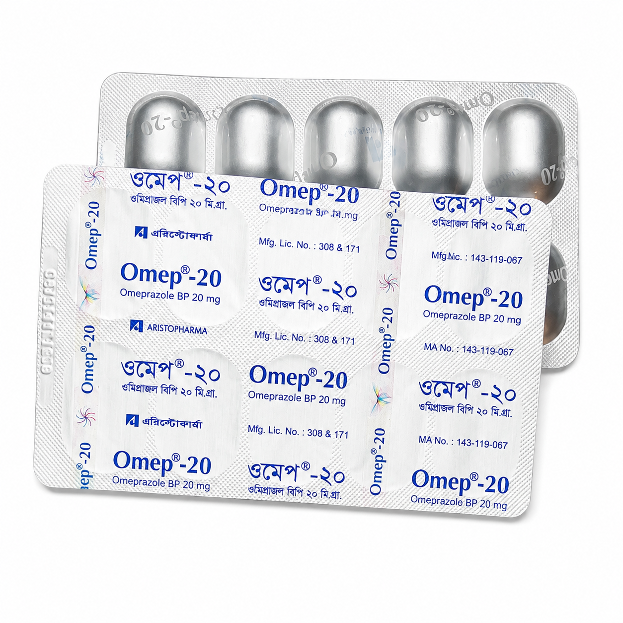 10 Cap Omep 20 mg