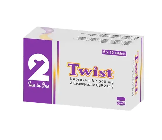 Twist 500/20 mg