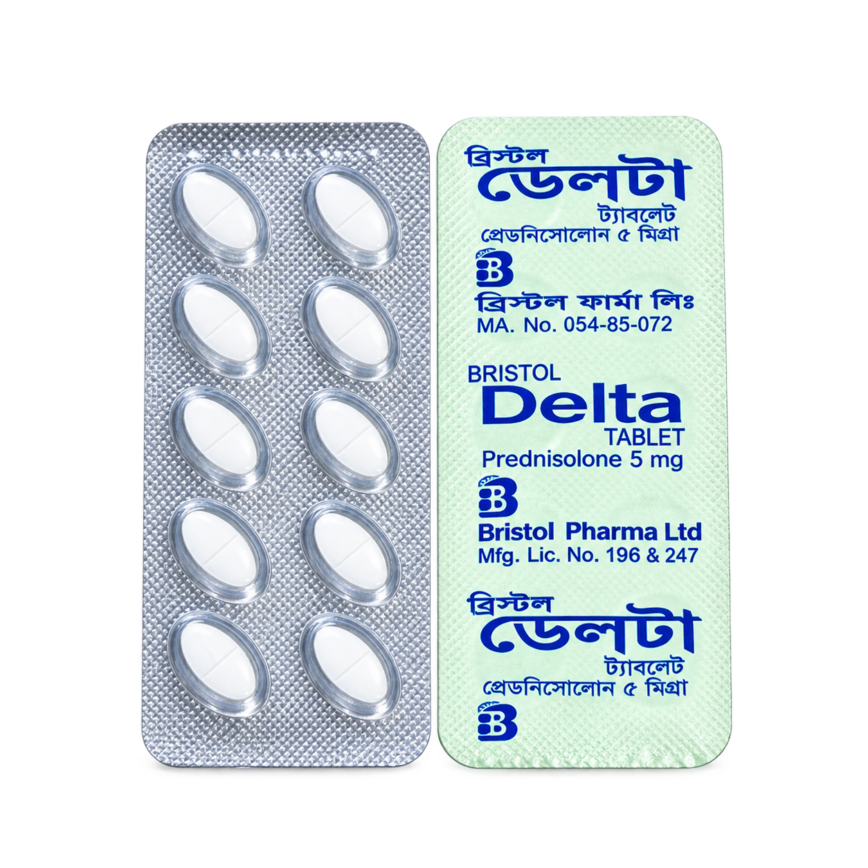 1 Stip Bristol Delta 5 mg